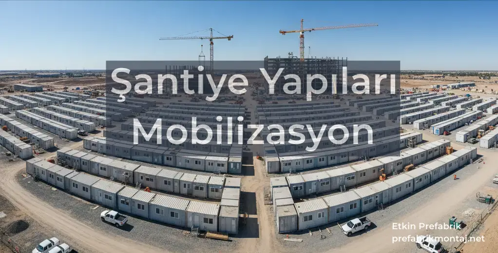 Şantiye Mobilizasyon Yapıları