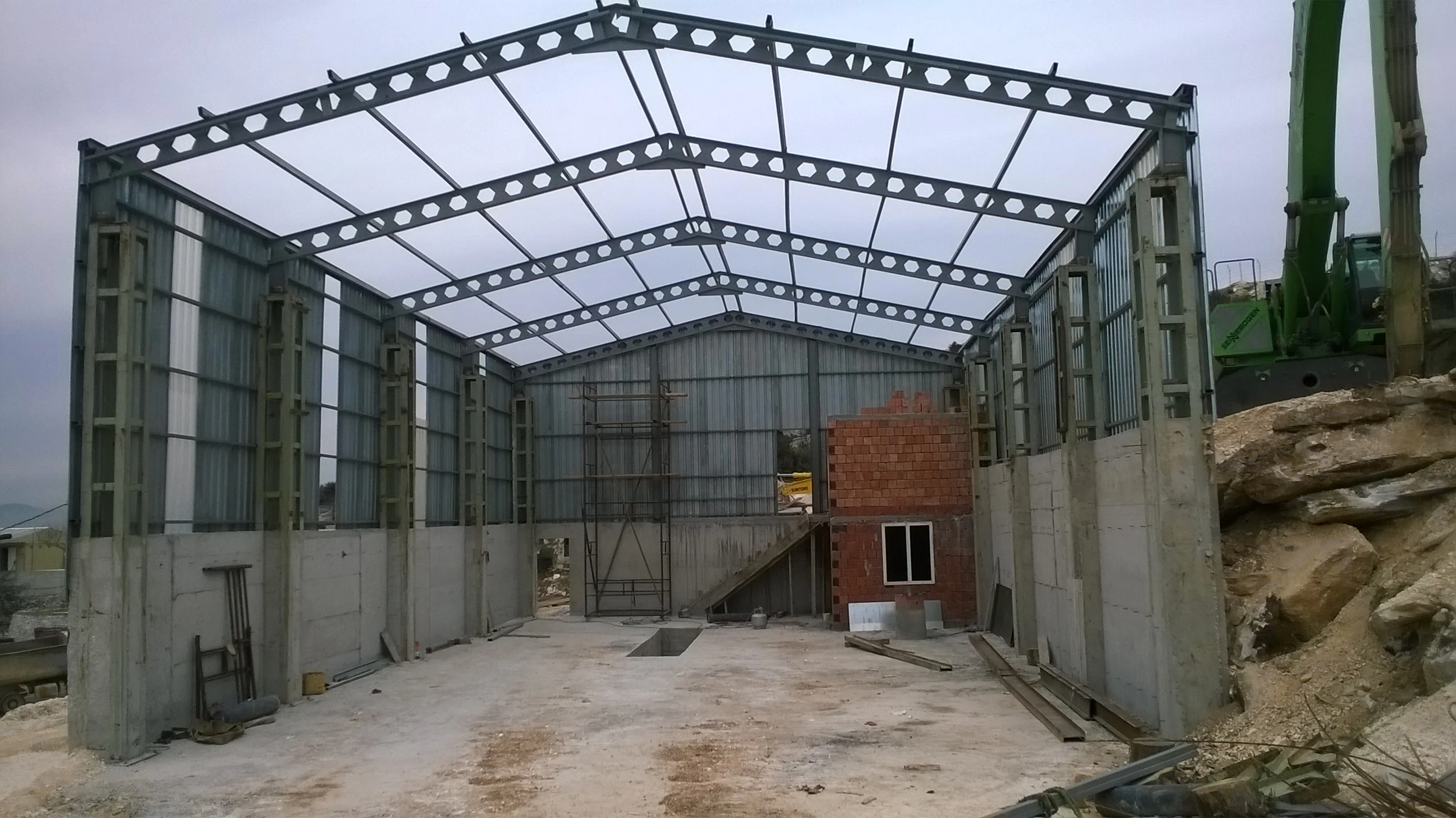 Hafif Çelik Hangar Montajı