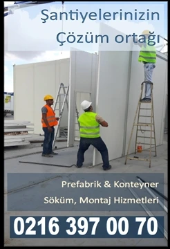 prefabrik montaj ekibi