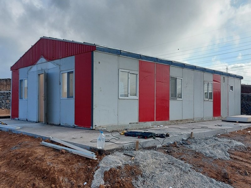 Kurumsal Şantiye Prefabrik Ofis Binası Montaj Uygulaması